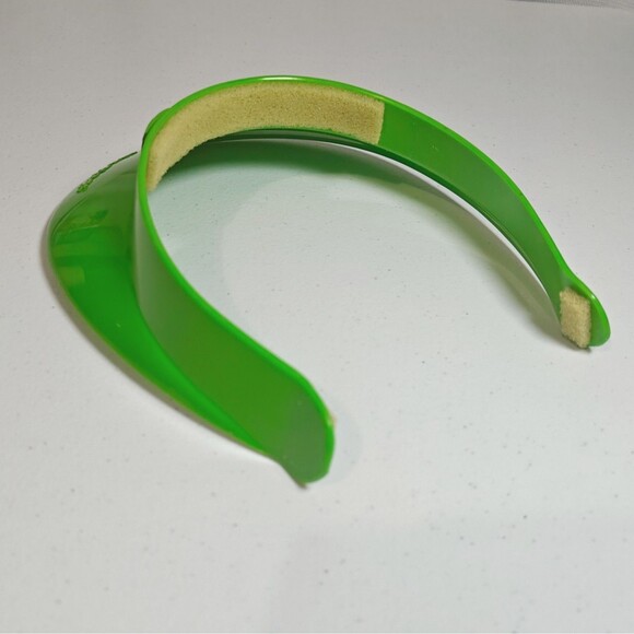 Vintage Plastic Visor Hat Looney Tunes Marvin the Martian Six Flags Green Y2K - Picture 9 of 12